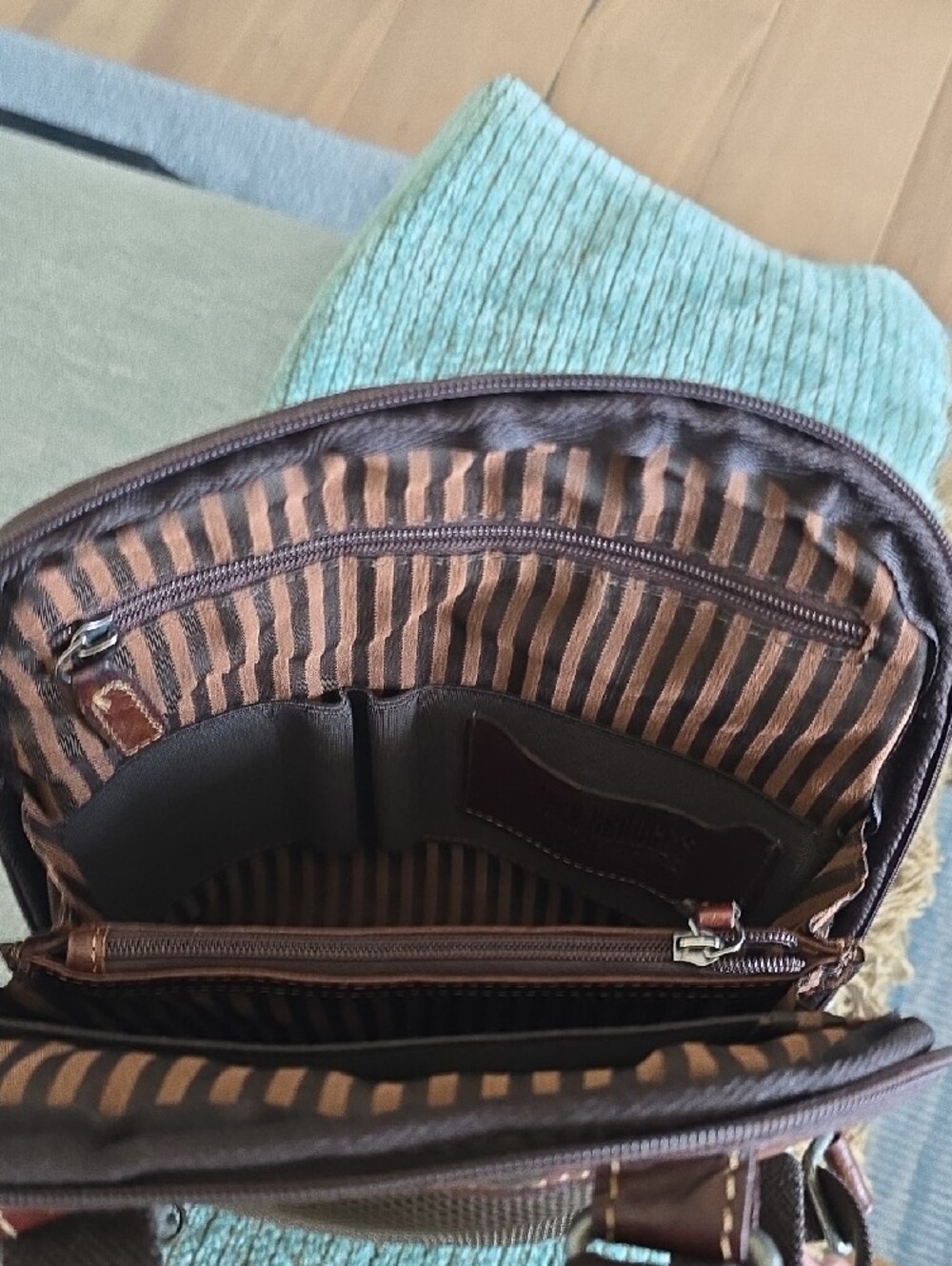 Jack Georges Small Brown Leather Backpack — Women - Picture 9 of 15